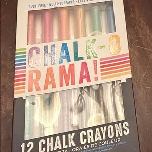 12 Chalk Crayons Set - Multi-Color ~ Chalk-O-Rama!